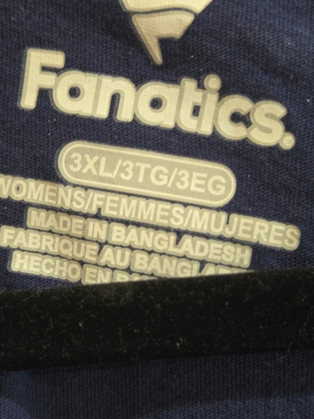Fanatics Navy Dallas Cowboys Long-Sleeve Kids Tee with White Lettering - Picture 3 of 3